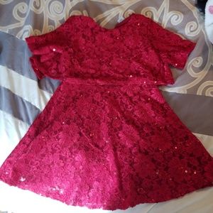 Red Christmas dress